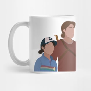 The Walking Dead Game Season 2 Clementine and Luke Fan Art Mug